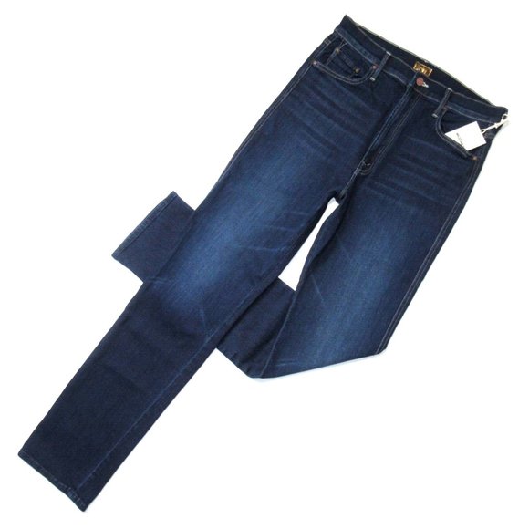 MOTHER Denim - NWT Mother High Waisted Double Rider Skimp in Off Limits Straight Jeans 32 x 33